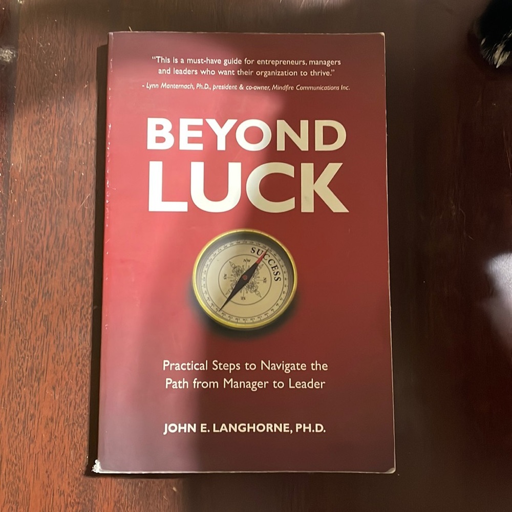 Beyond luck book
